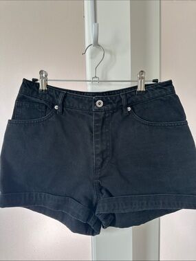 Divided Black Denim Short